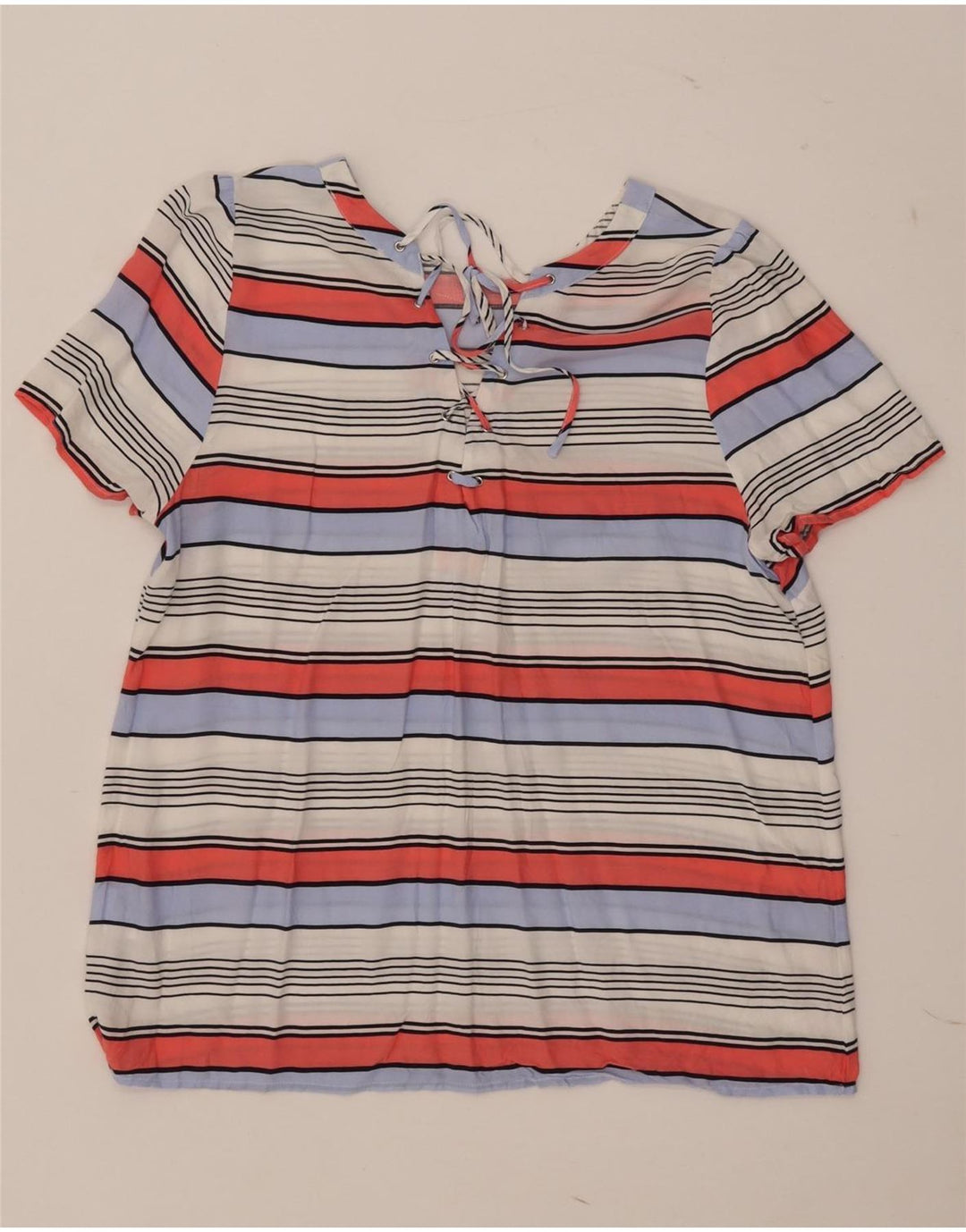Camicetta da donna Oasis Top UK 16 Viscosa a righe multicolori grandi