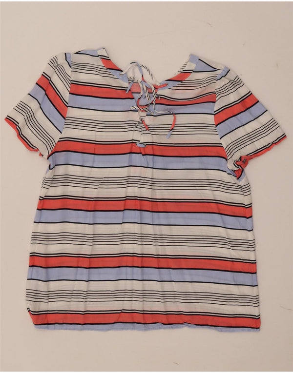 Camicetta da donna Oasis Top UK 16 Viscosa a righe multicolori grandi