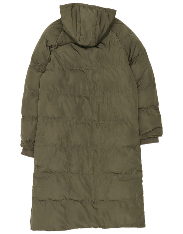 Cappotto imbottito oversize con cappuccio da donna Bench UK 16 grande poliestere kaki