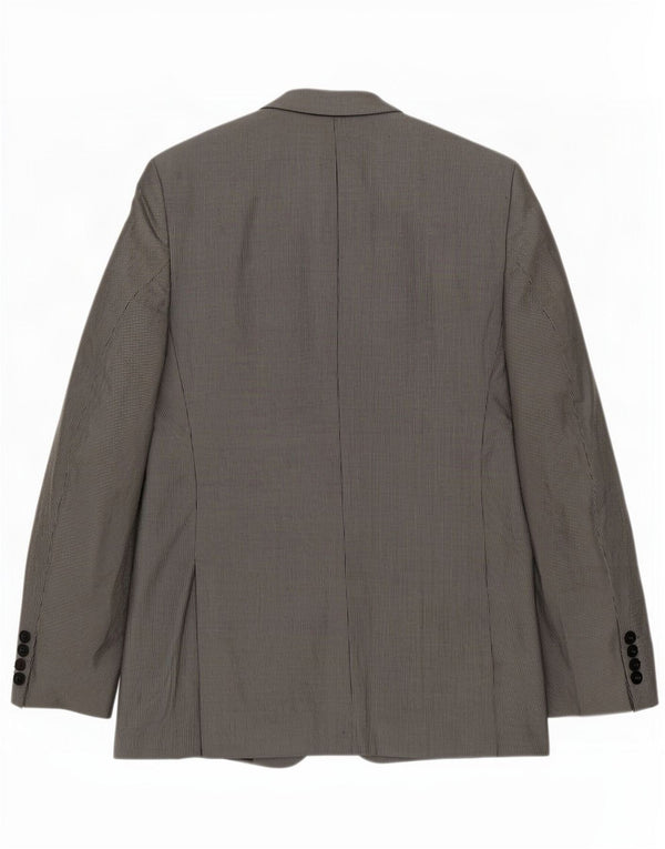 Giacca blazer da uomo a 2 bottoni Zara EU 52 grande gessato grigio