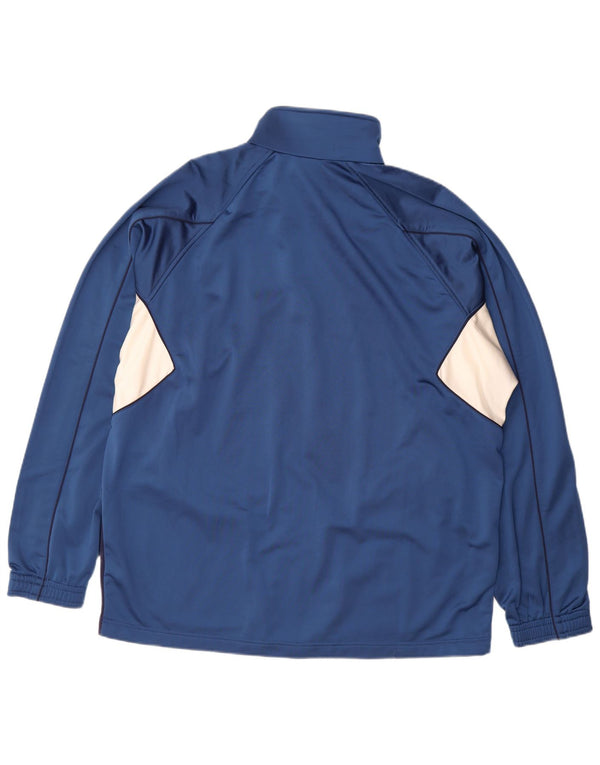 Giacca da tuta da uomo Diadora 2XL Blu Poliestere Colourblock
