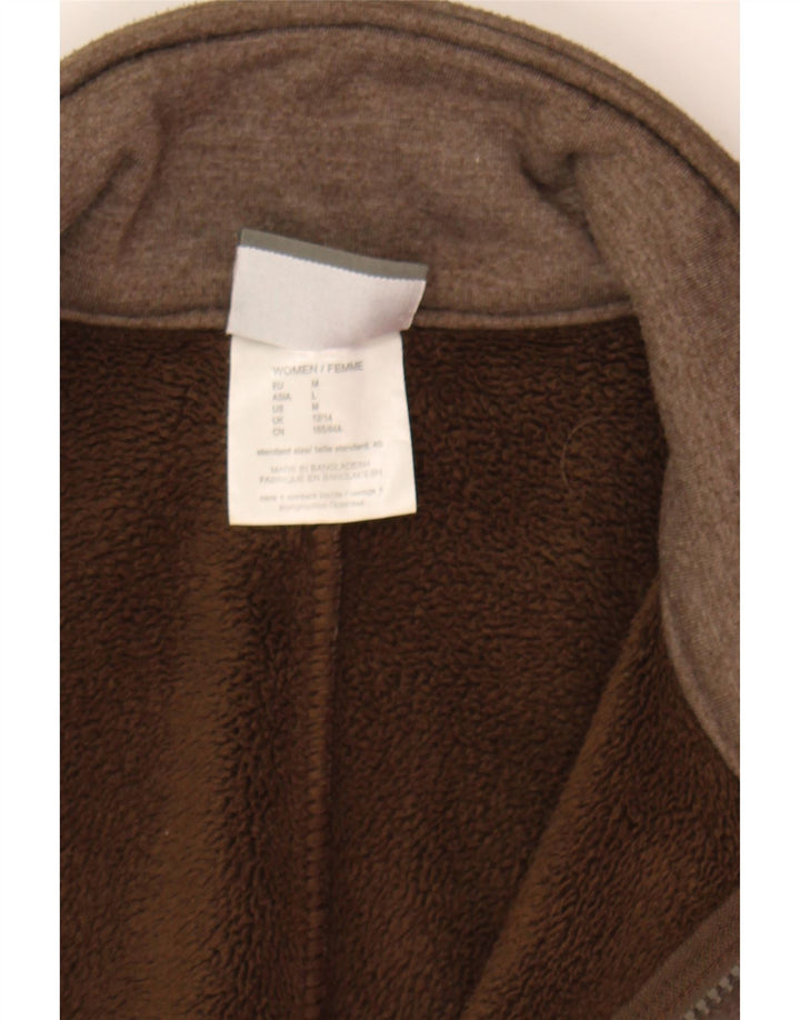 JACK WOLFSKIN Womens Tracksuit Top Jacket UK 12/14 Medium Brown Polyester Vintage Jack Wolfskin and Second-Hand Jack Wolfskin from Messina Hembry 