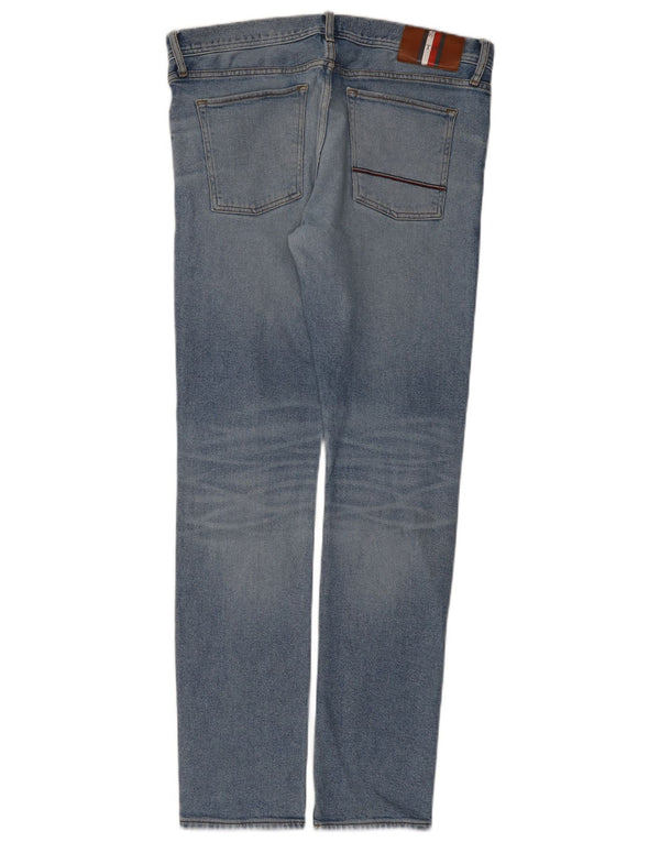 Jeans skinny Layton da uomo Tommy Hilfiger W34 L32 cotone blu