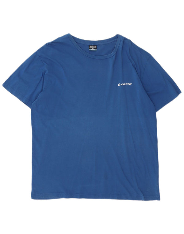 T-shirt da uomo Lotto Top 2XL in cotone blu