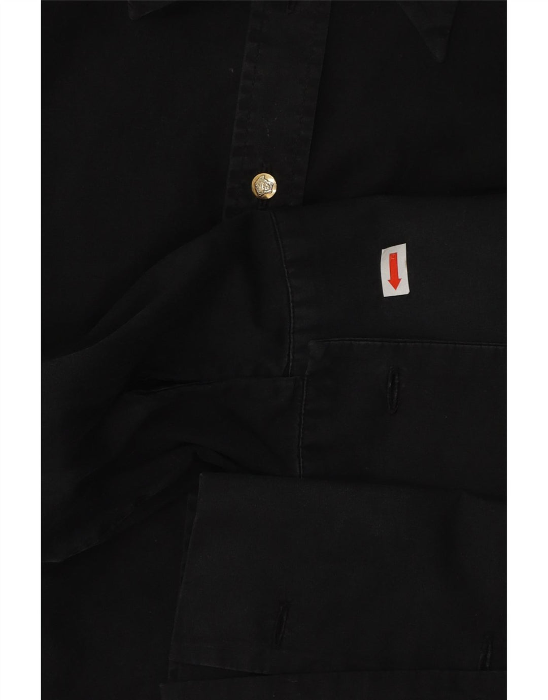 Camicia formale da donna Versace UK 10 piccola nera