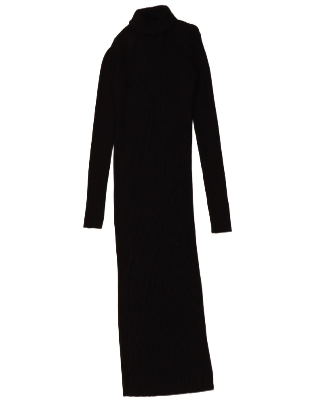 Abito maxi maglione Zara da donna UK 8 piccolo nero