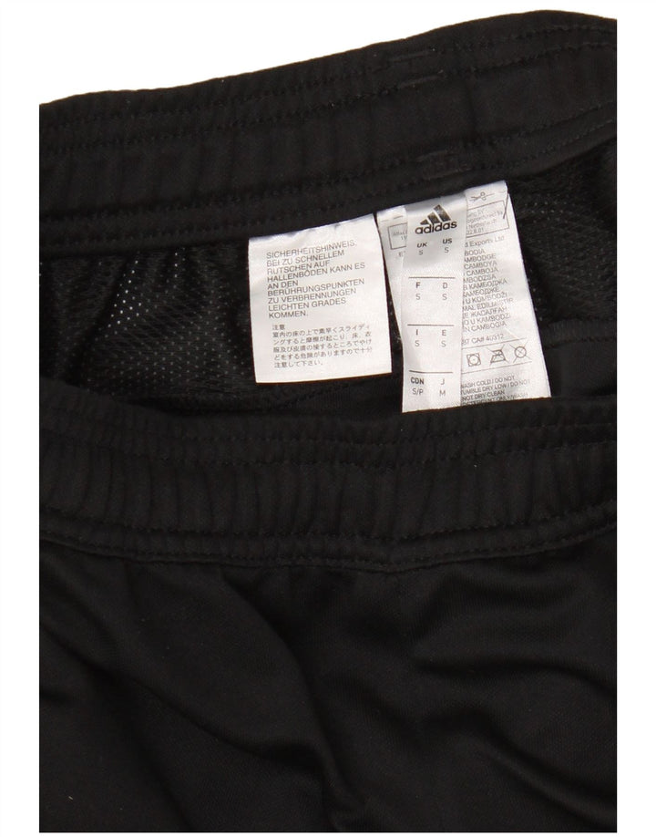 Pantaloni da tuta Adidas Climacool da uomo piccoli in poliestere nero