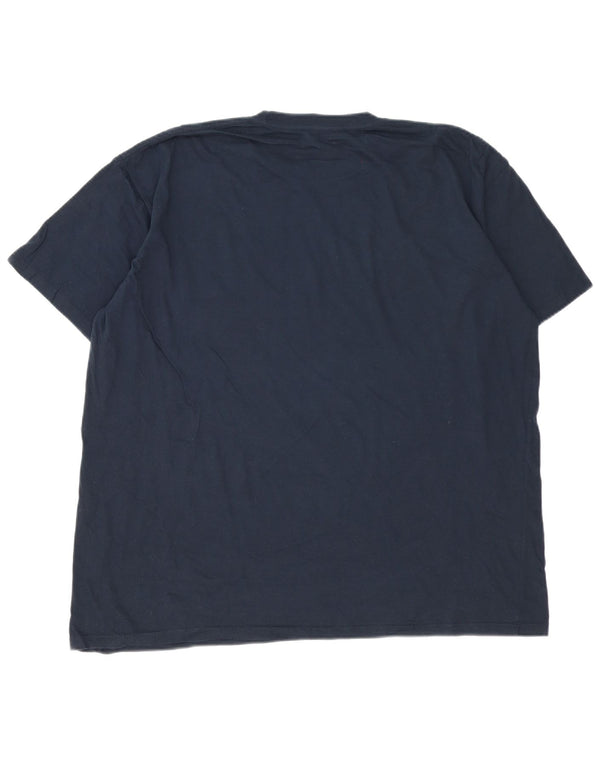 T-shirt grafica da uomo Ibiza Hard Rock Cafe 2XL cotone blu navy