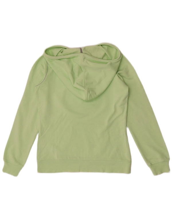 Maglione con cappuccio grafico Champion da donna Heritage Fit UK 10 piccolo cotone verde