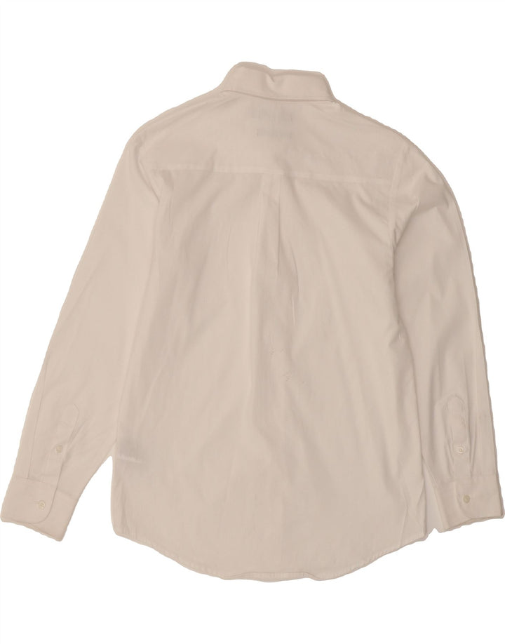 IZOD Boys Stretch Shirt 13-14 Years White Cotton Vintage Izod and Second-Hand Izod from Messina Hembry 