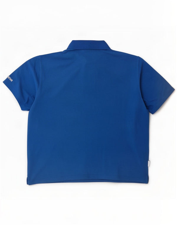 Polo Adidas da uomo 2XL in cotone blu