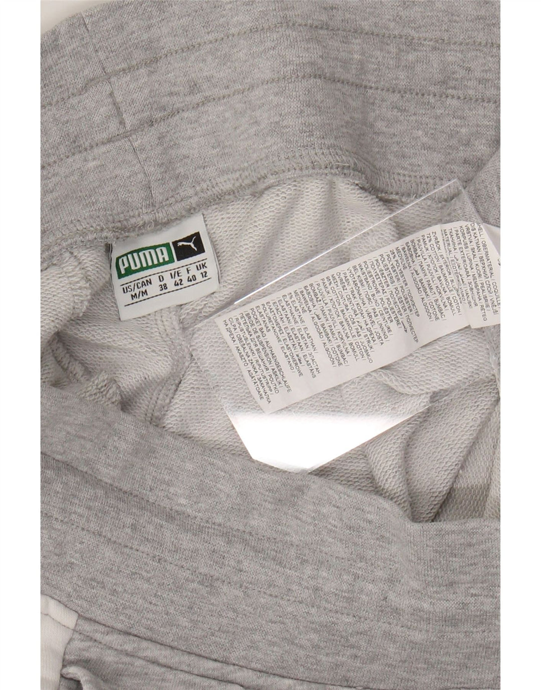 Pantaloni da tuta da donna PUMA Joggers UK 12 Colorblock grigio medio