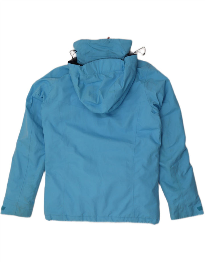 Giacca da sci con cappuccio da donna Salomon UK 14 poliestere blu medio
