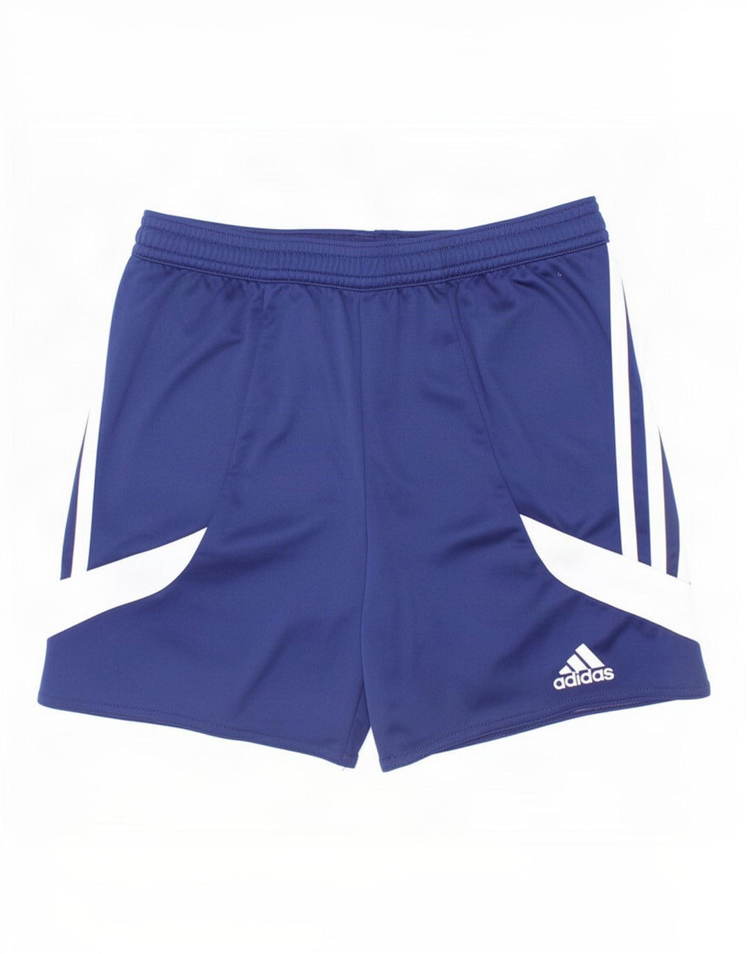 Pantaloncini sportivi Adidas Climalite da ragazzo 9-10 anni, colore blu medio