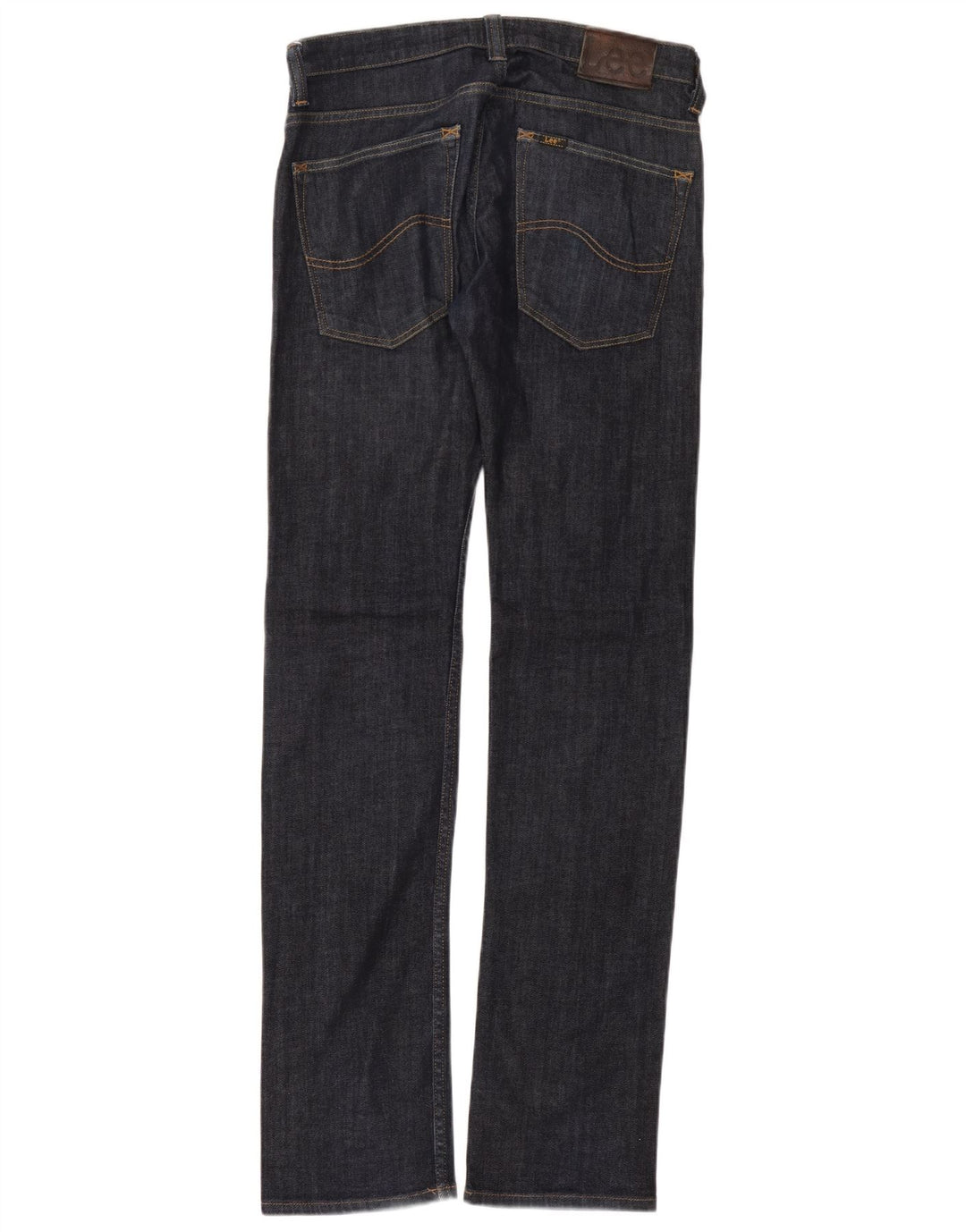 Jeans Lee Powell dritti slim da donna W32 L36 cotone blu navy