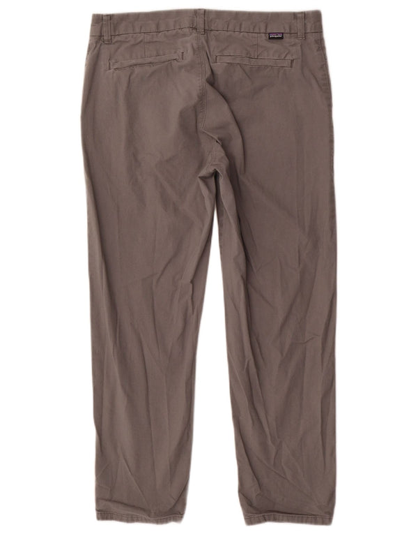 Pantaloni chino dritti da donna Patagonia US 8 Medium W30 L25 Grigio