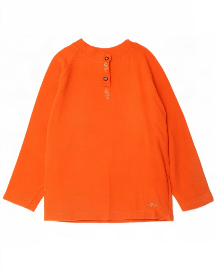 Felpa da donna Colmar maglione UK 14 cotone arancione medio