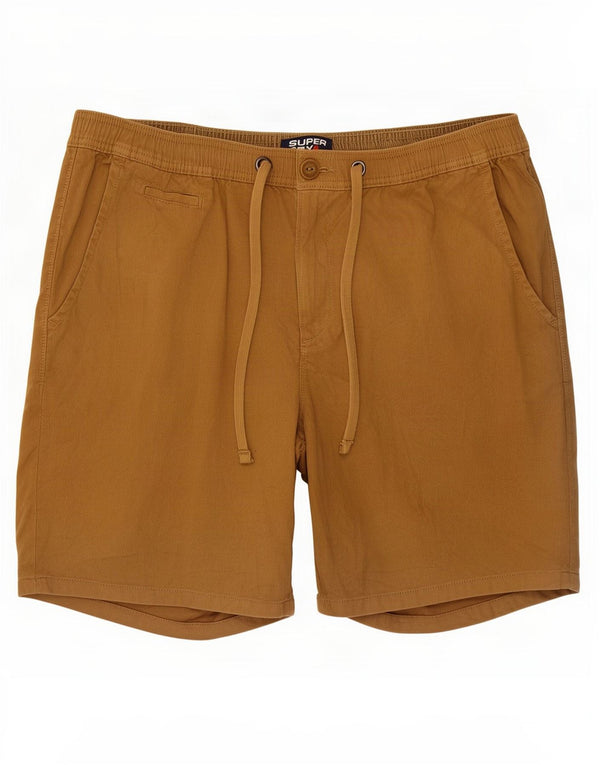 Pantaloncini casual da uomo Superdry XL W38 in cotone beige