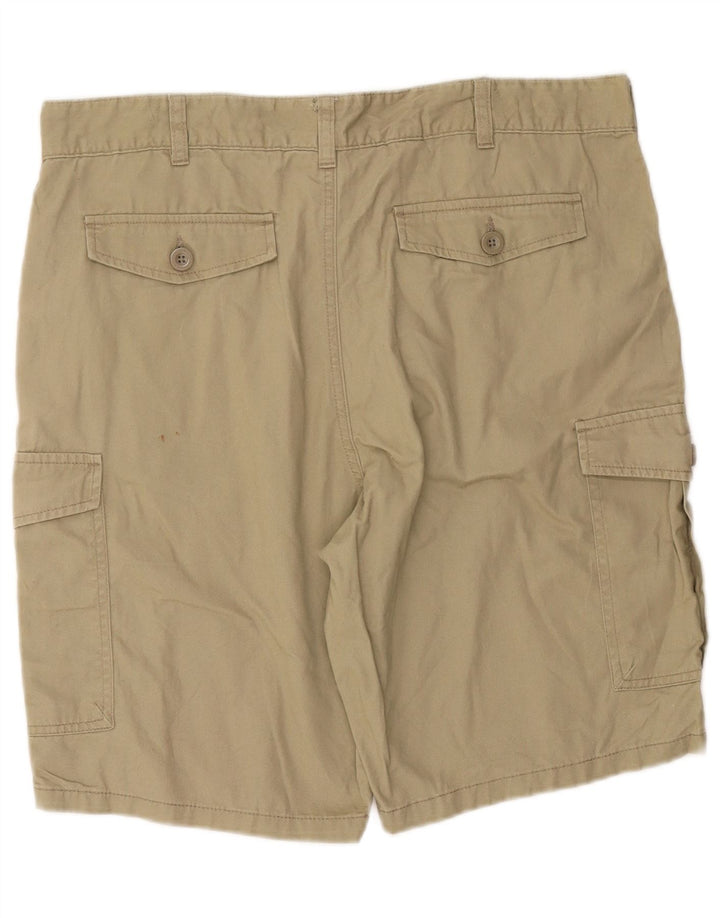 Pantaloncini cargo da uomo Mountain Warehouse W36 grandi in cotone beige