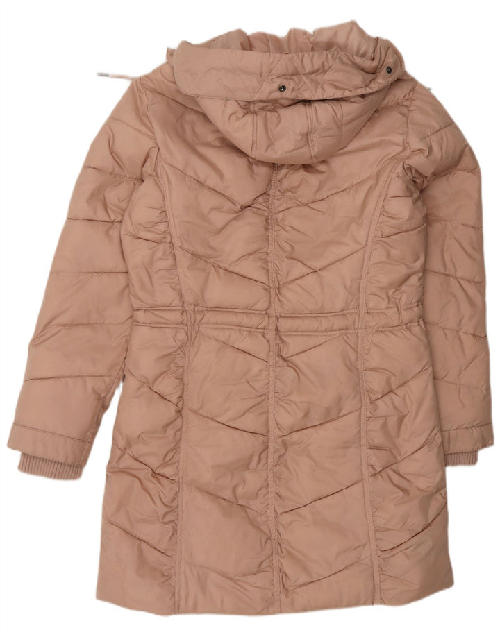 Giacca imbottita con cappuccio da donna Kangaroos UK 12 poliacrilico rosa medio
