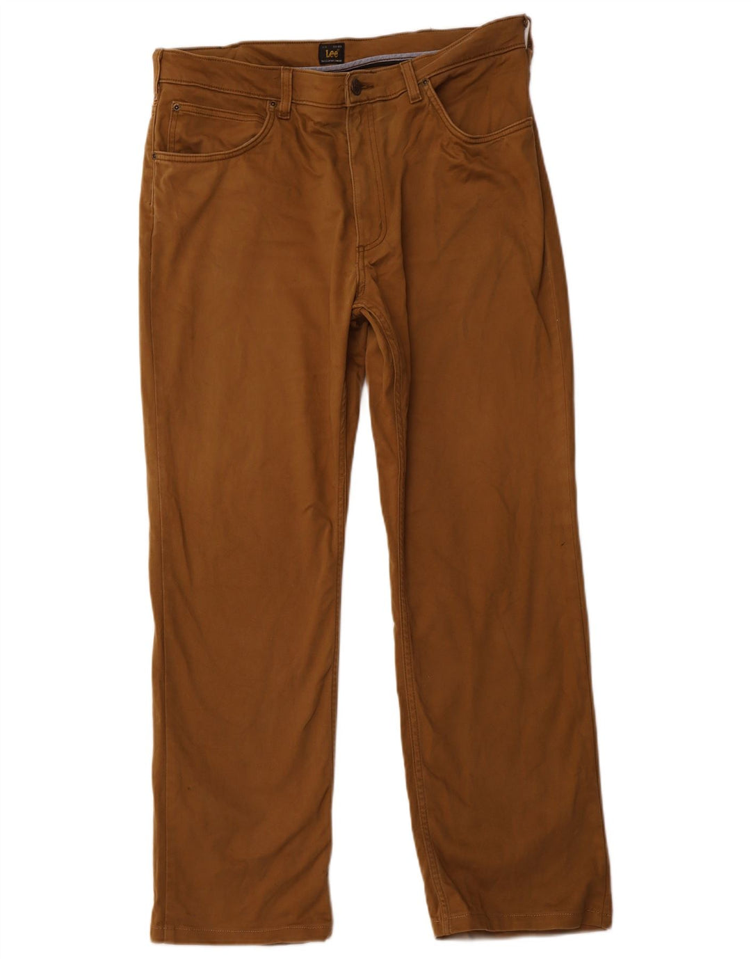 Pantaloni casual dritti da uomo LEE Brooklyn W36 L30 in cotone marrone