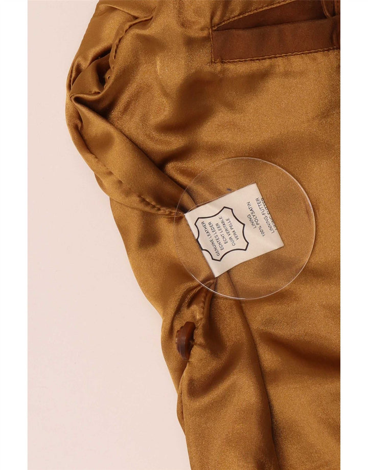 Giacca in pelle scamosciata da uomo Zarro UK 40 grande in pelle marrone
