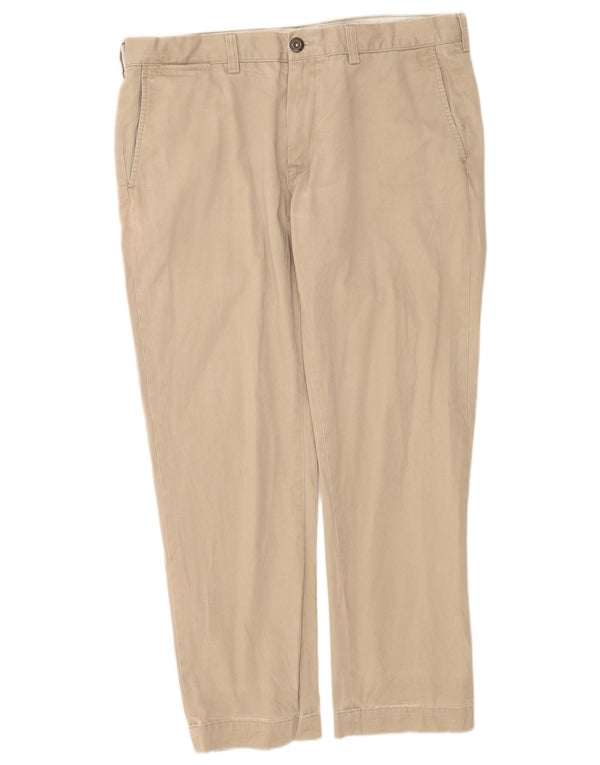 Pantaloni chino dritti da uomo Polo Ralph Lauren W36 L30 cotone beige