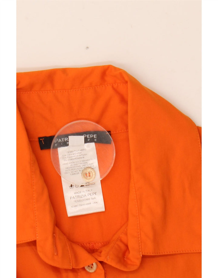 PATRIZIA PEPE Body Donna IT 42 Arancio Medio Cotone