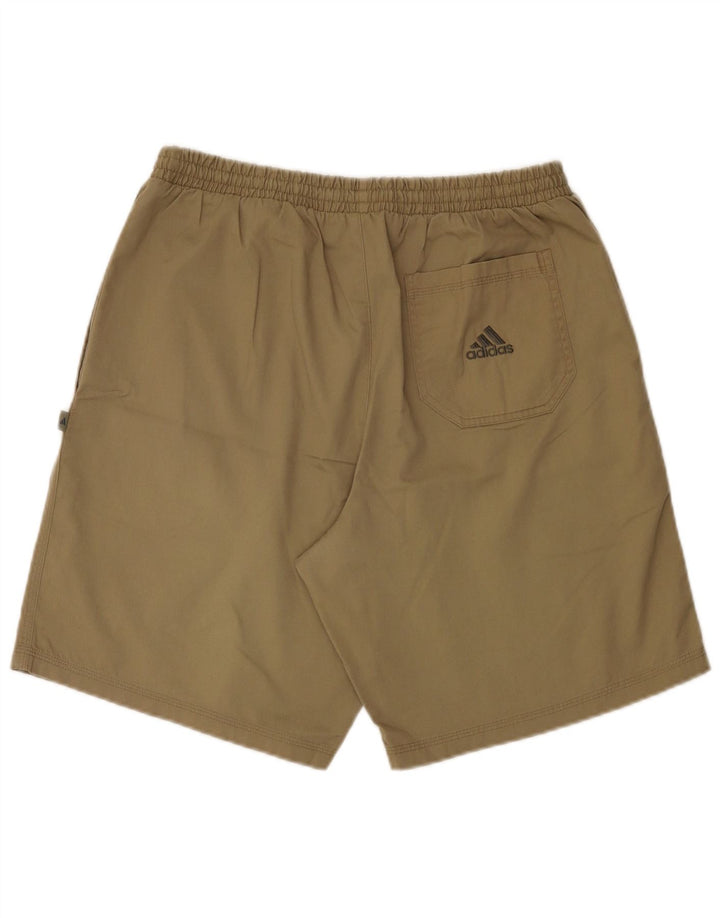 Pantaloncini da bagno da uomo ADIDAS grandi in poliestere kaki