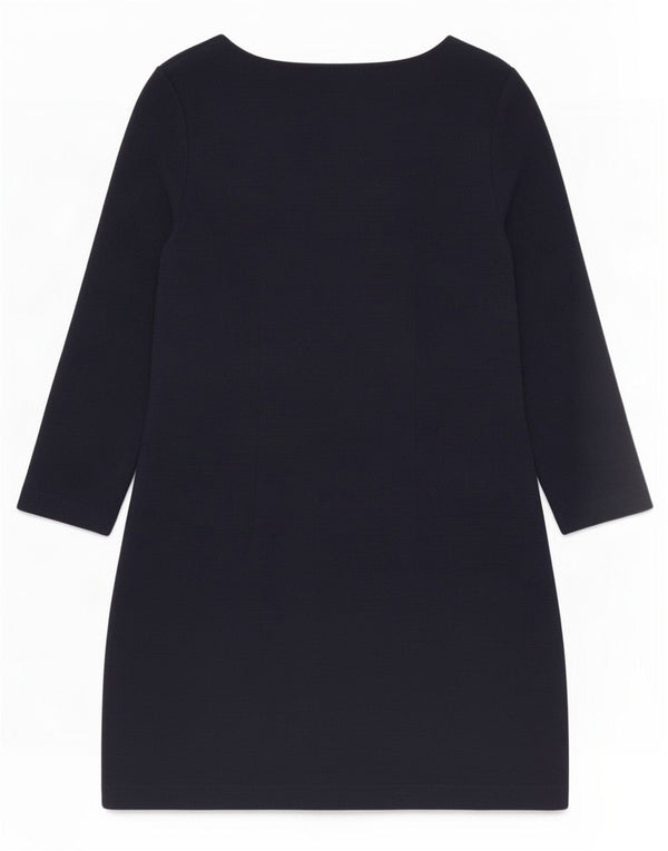 Abito a trapezio da donna con maniche a 3/4 Boden UK 12 Colore blu navy medio