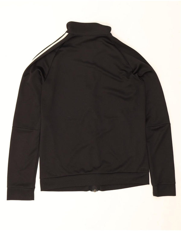 Giacca da tuta da donna Adidas UK 12/14 Medium Nero Poliestere