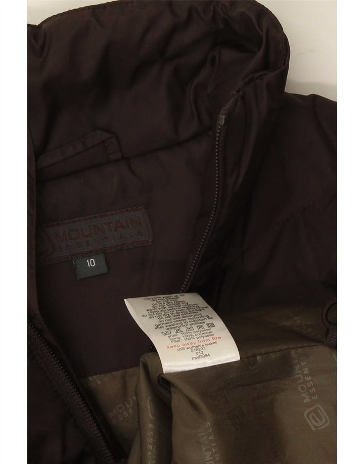 Giacca imbottita oversize da donna Mountain Essentials UK 10 piccola marrone