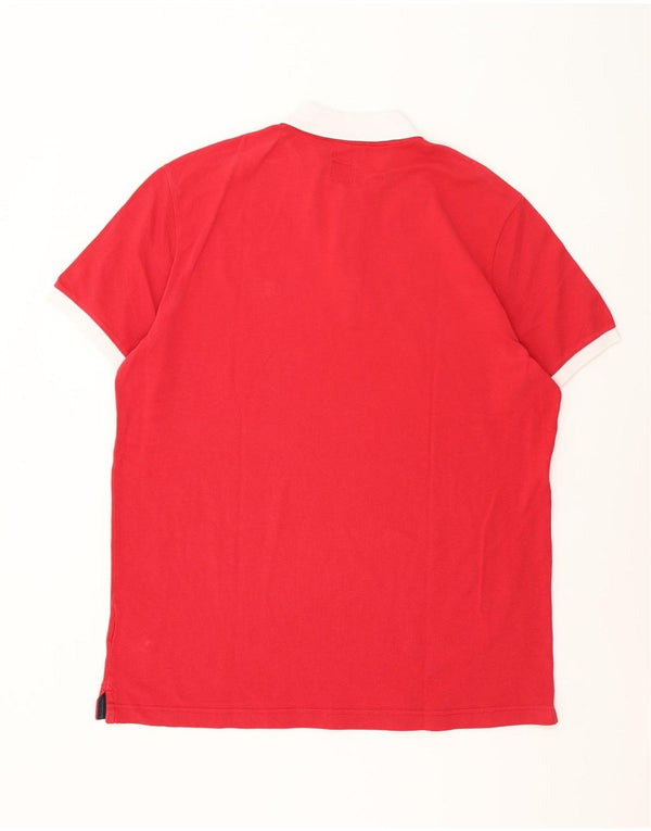 Polo da uomo slim fit Henry Cottons 3XL cotone rosso