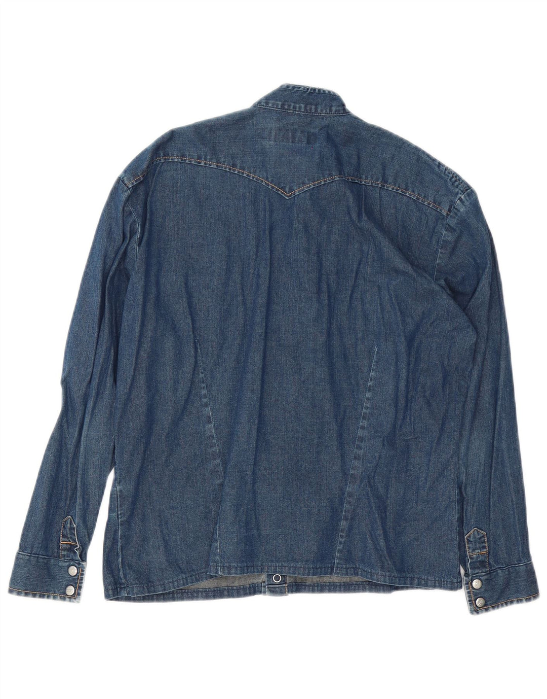 Camicia in denim da donna Diesel piccola in cotone blu