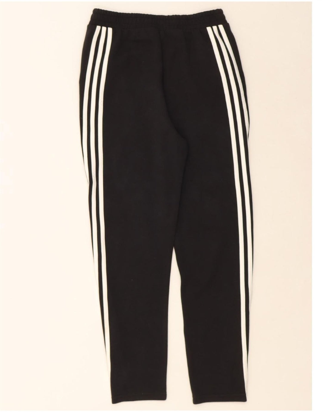 ADIDAS Boys Tracksuit Trousers 15-16 Years Black Cotton
