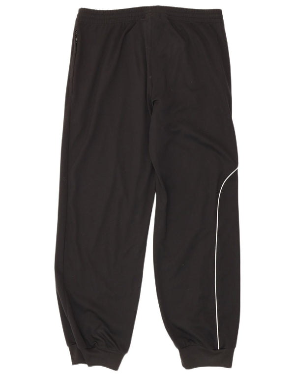 Pantaloni da tuta da uomo ADIDAS Joggers UK 42/44 Large Nero Poliestere