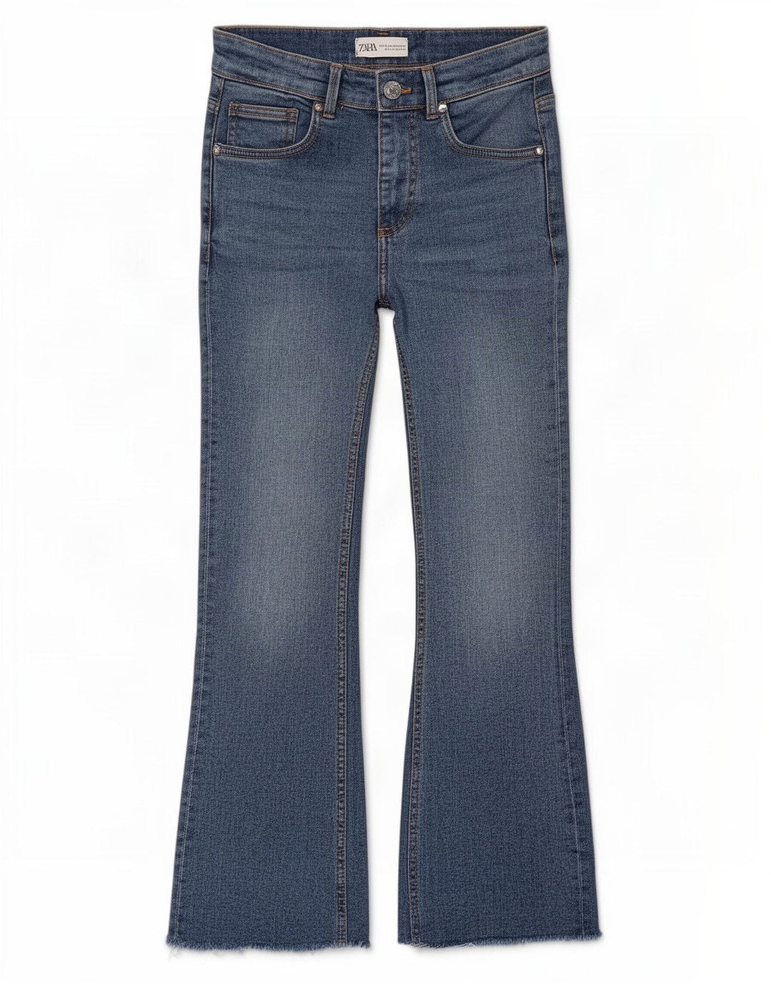 Jeans svasati da donna Zara EU 36 XS W26 L25 Blu