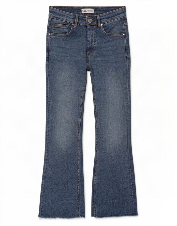Jeans svasati da donna Zara EU 36 XS W26 L25 Blu