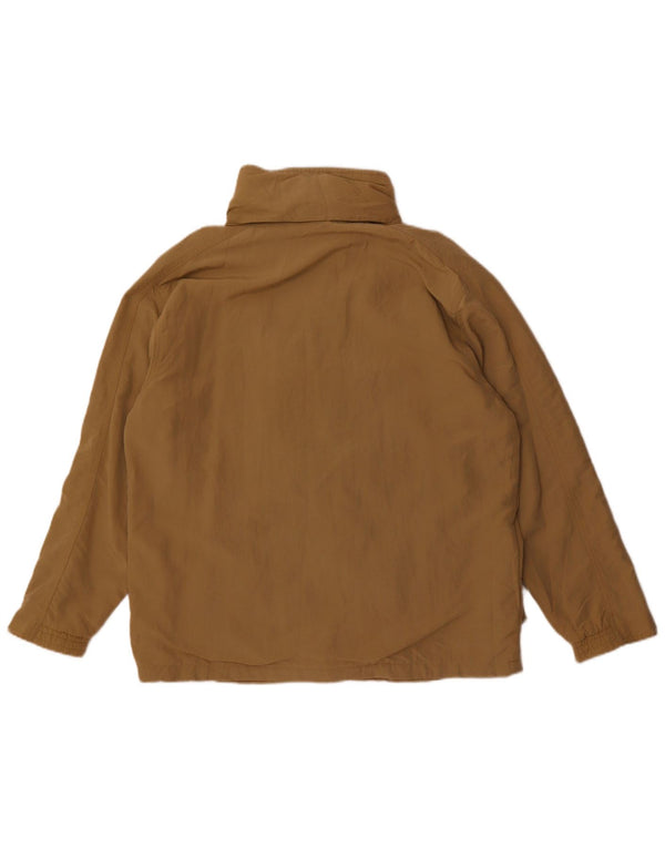 Giacca a vento Diadora da uomo con vestibilità ampia e zip UK 36 Small Beige