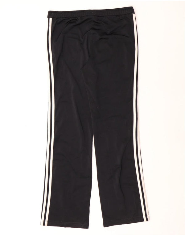Pantaloni della tuta da donna Adidas UK 10 piccoli poliestere nero