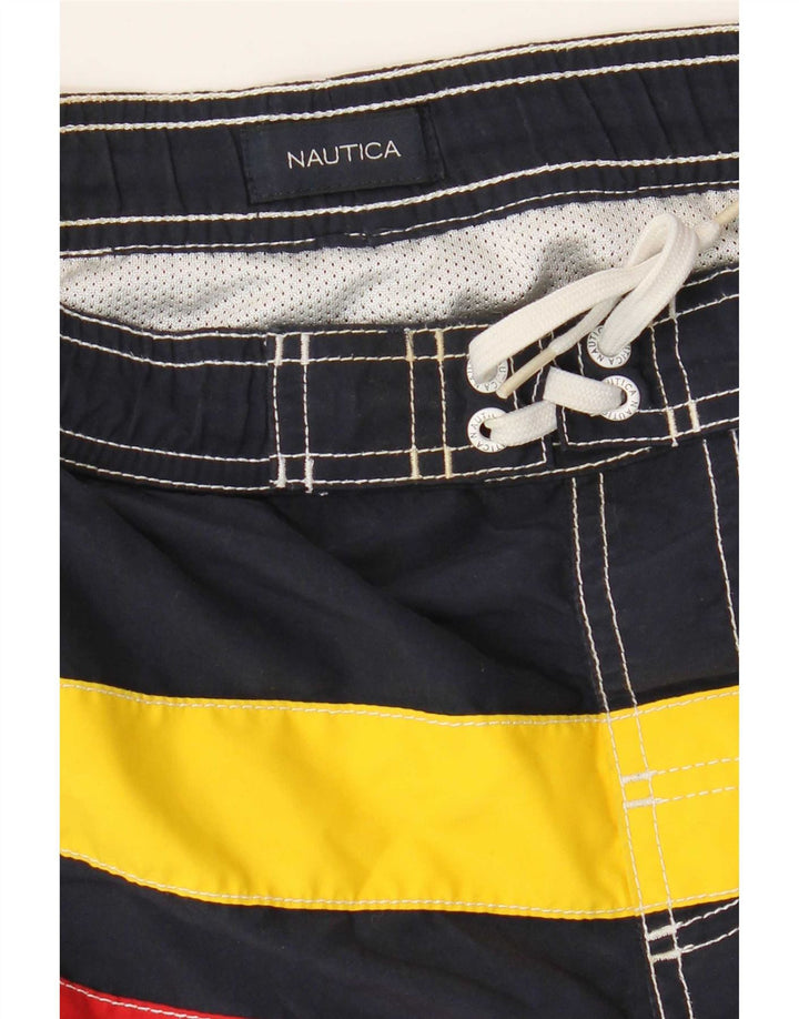 Pantaloncini da bagno per ragazzi Nautica 11-12 anni a righe multicolori
