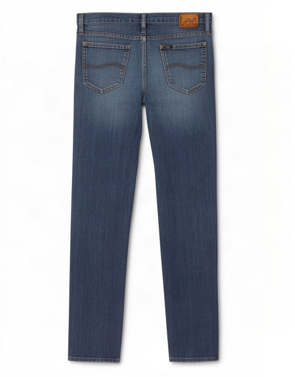 Jeans dritti da uomo Lee Daren Zip Fly W34 L34 cotone blu
