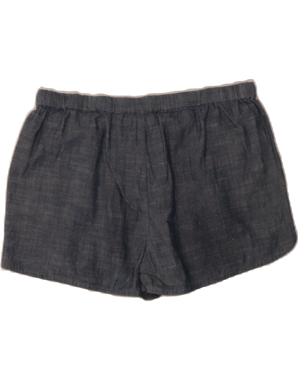 J. CREW Womens Hot Pants Medium W30 Navy Blue Cotton