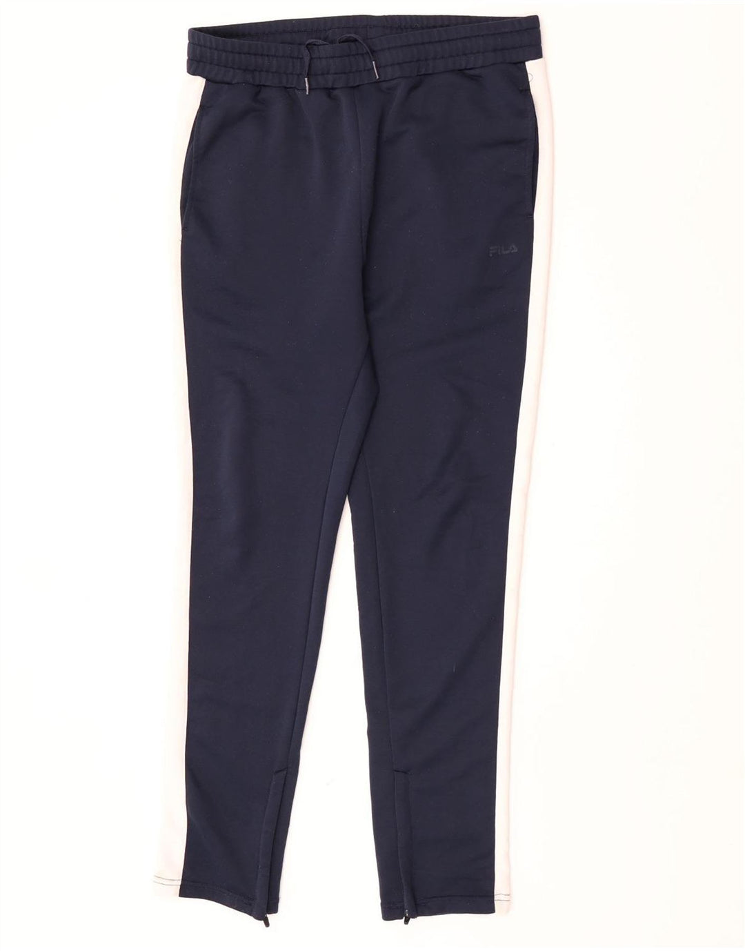 Pantaloni da tuta da uomo Fila in poliestere color block medio blu navy