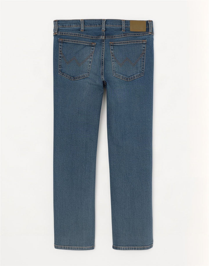 Jeans dritti da donna Wrangler W34 L29 cotone blu