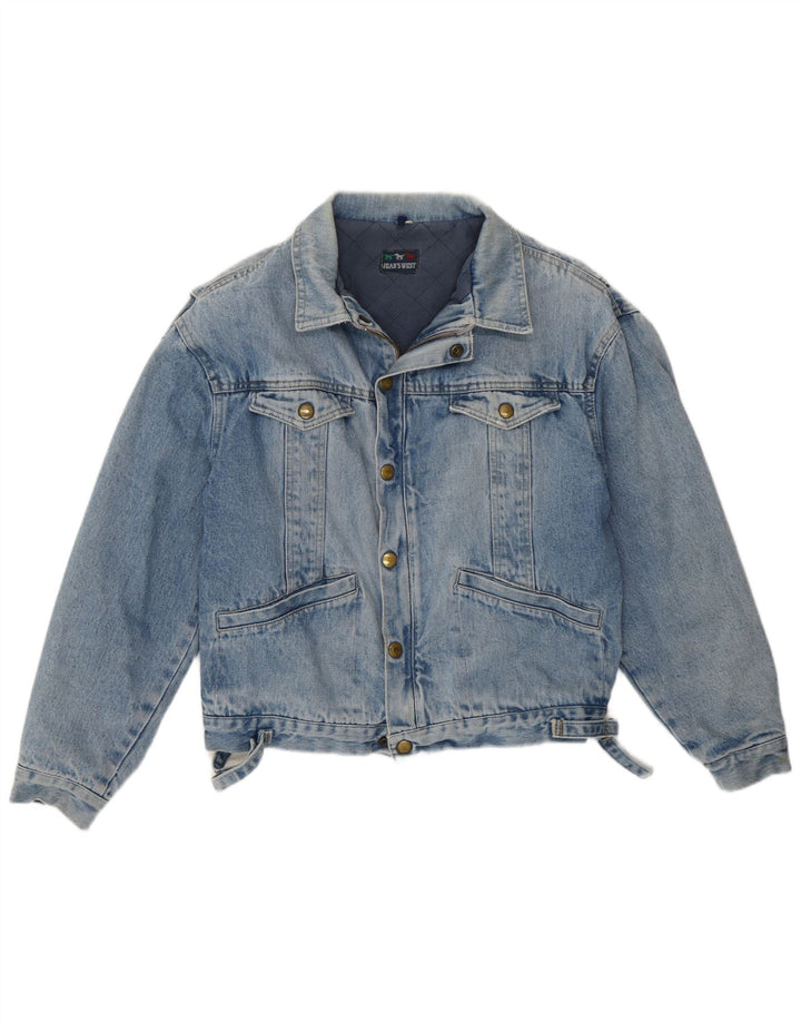 Giacca di jeans da uomo Jean's West UK 38 Blu medio