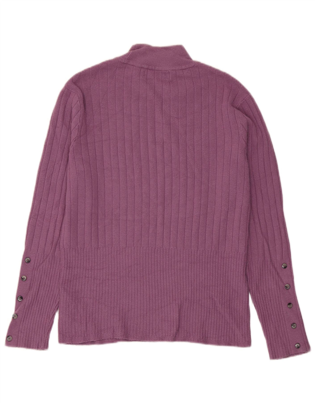 Maglione maglione a collo alto da donna Marks & Spencer UK 12 Viola medio