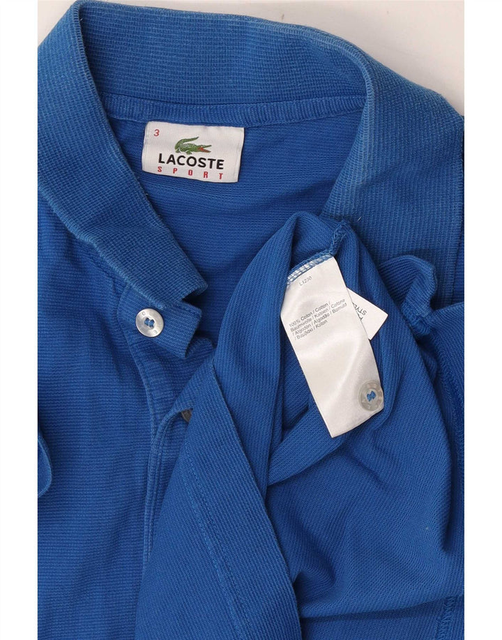 Polo da uomo Lacoste taglia 3 piccola in cotone blu
