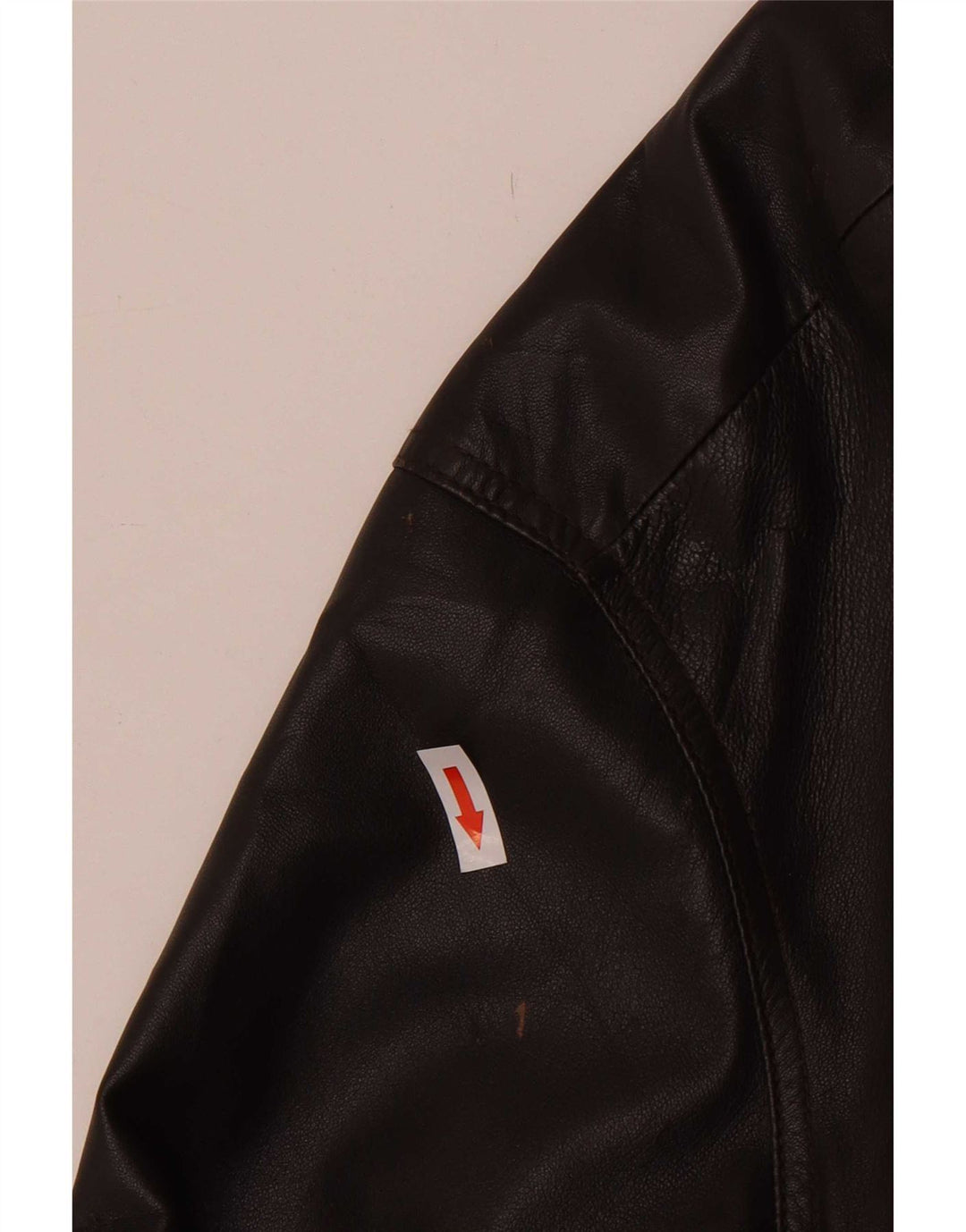 Giacca in pelle vintage da uomo UK 40 grande marrone
