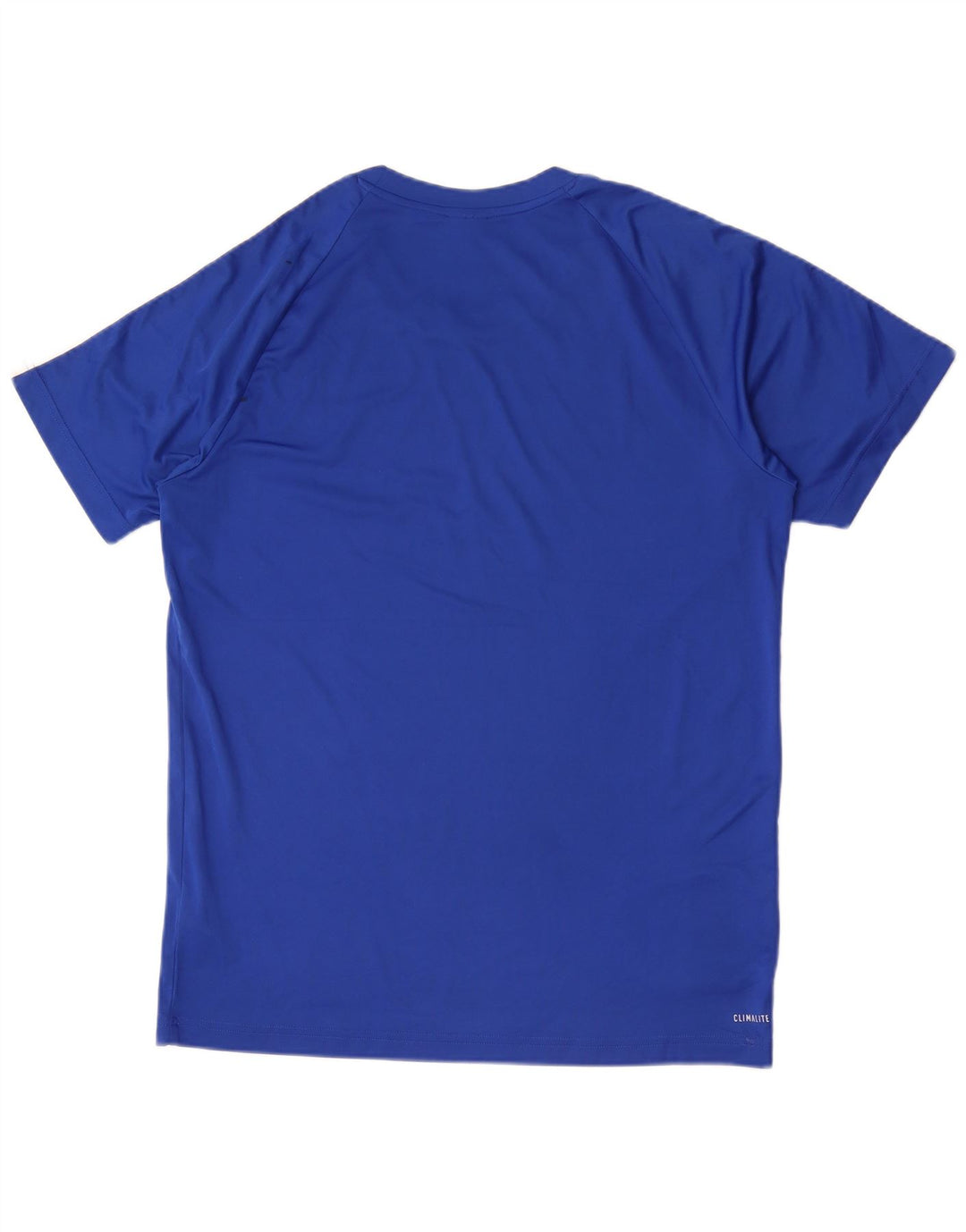 T-shirt Adidas Climalite da uomo, grande, in poliestere blu